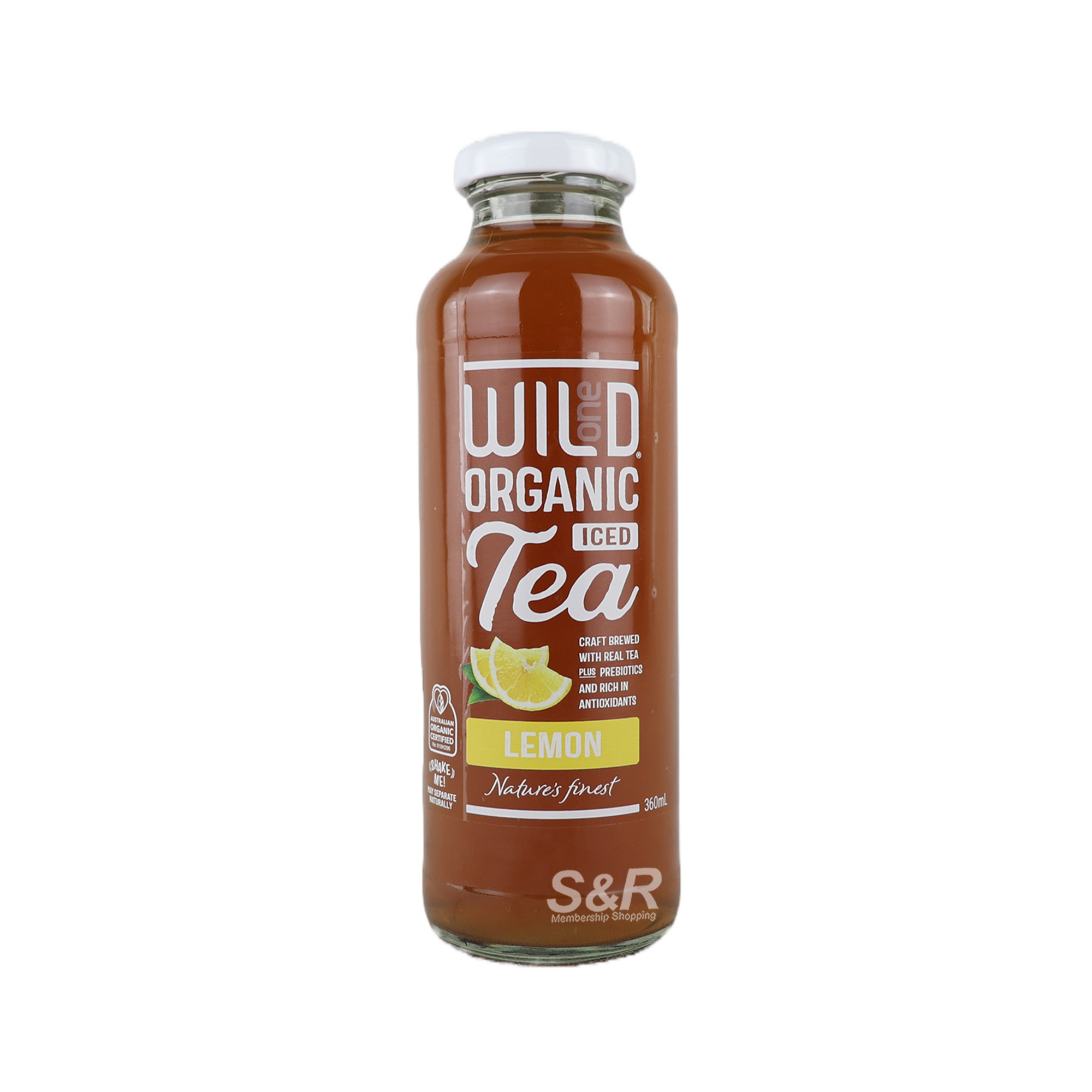 Wild One Organic Lemon Iced Tea 360mL
